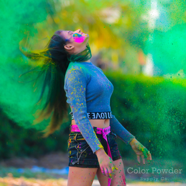 green color powder