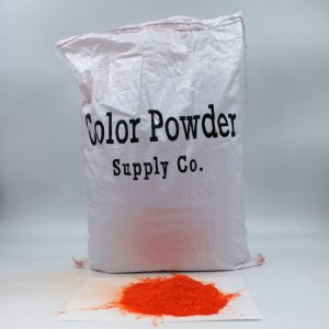 bulk orange color powder