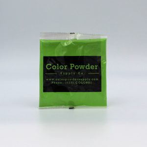 green color powder packet