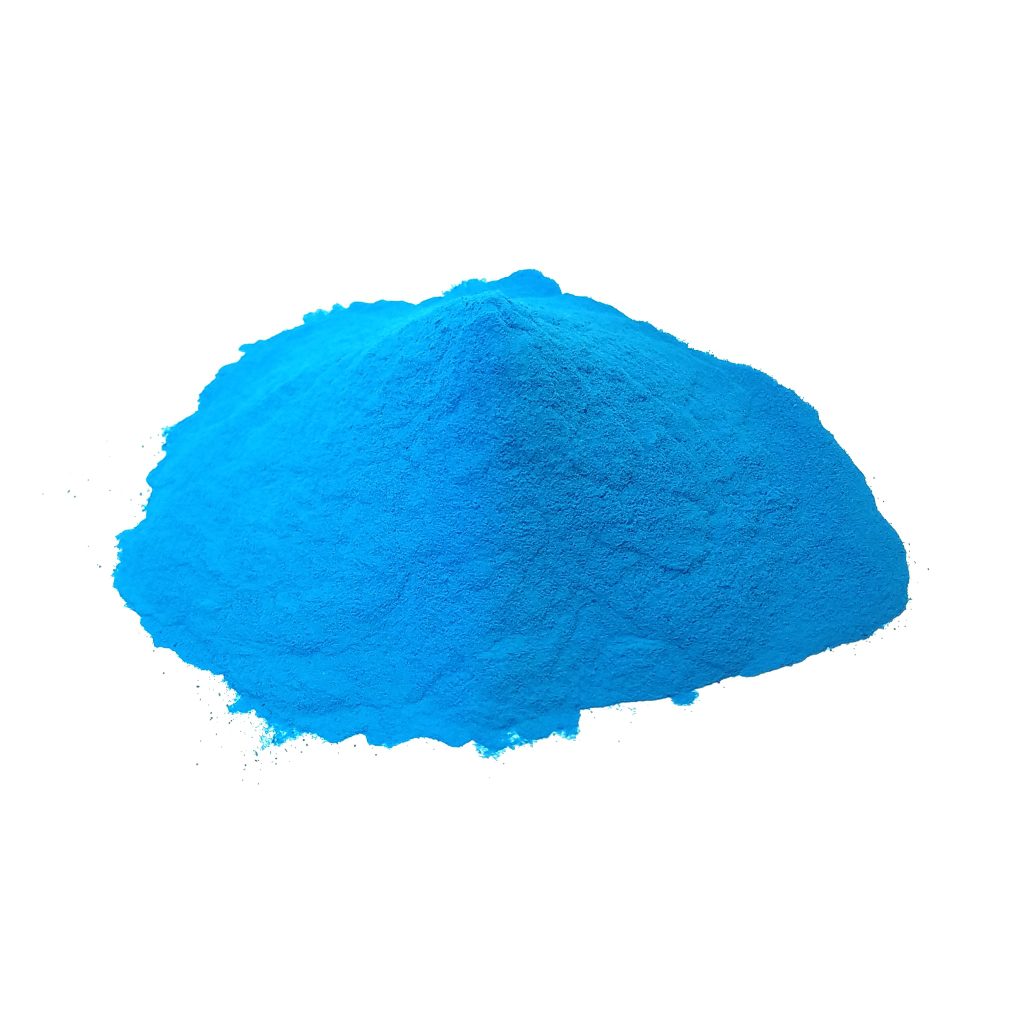 holi powder blue