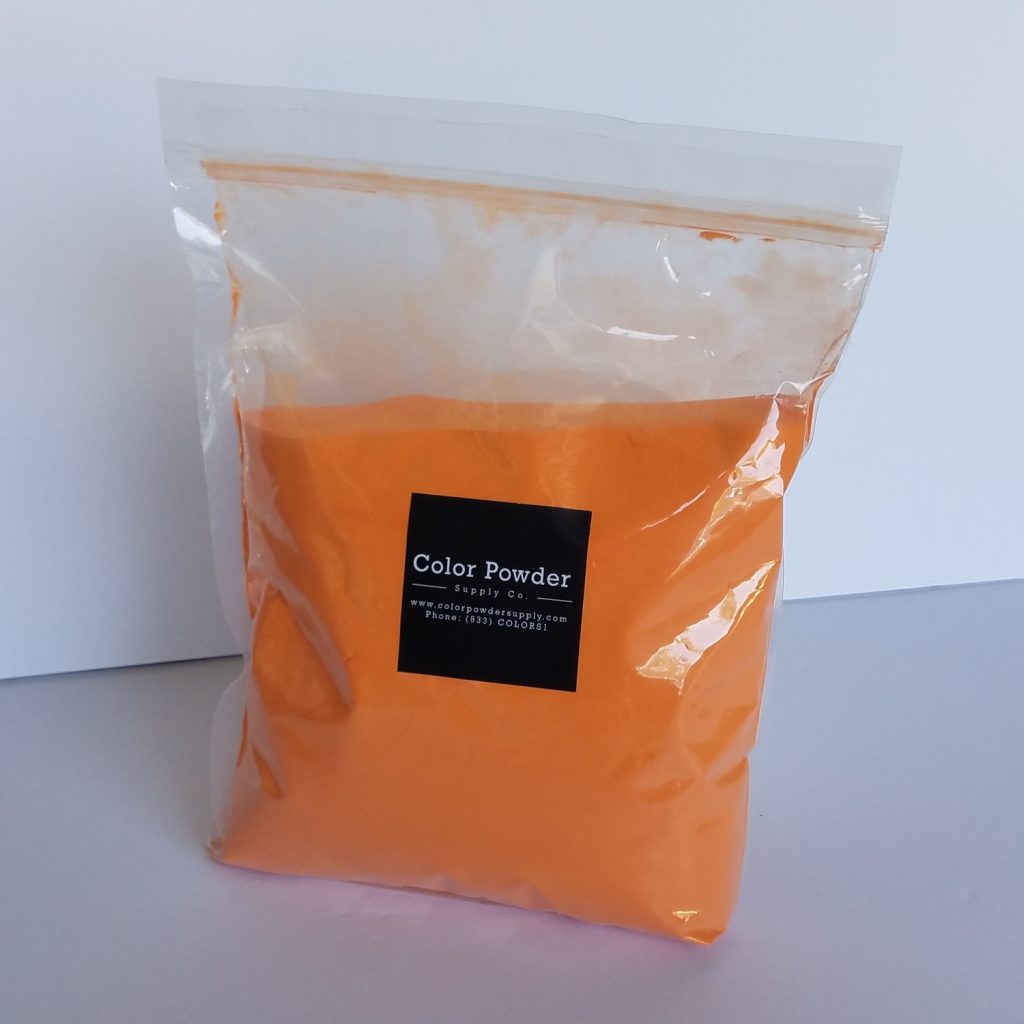 Orange Color Powder 5 lb (Medium) Color Powder Supply Co. Safe Bulk