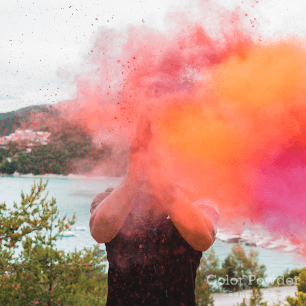 orange color powder packets