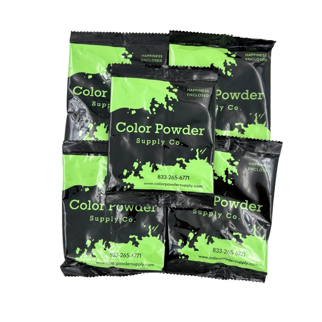 Color Event Powder Green Color Powder Packets (50 Count) - Color Powder Supply Co. - Safe ...