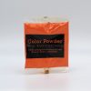 orange color powder packet