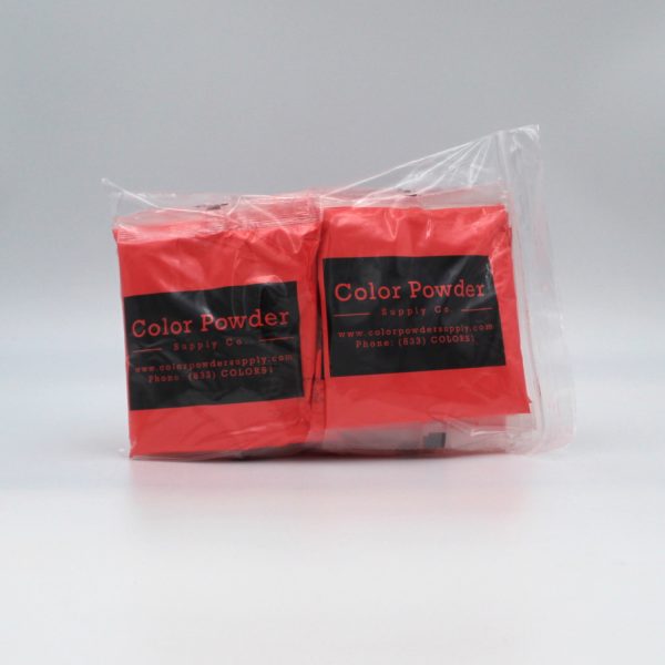 red color powder packets