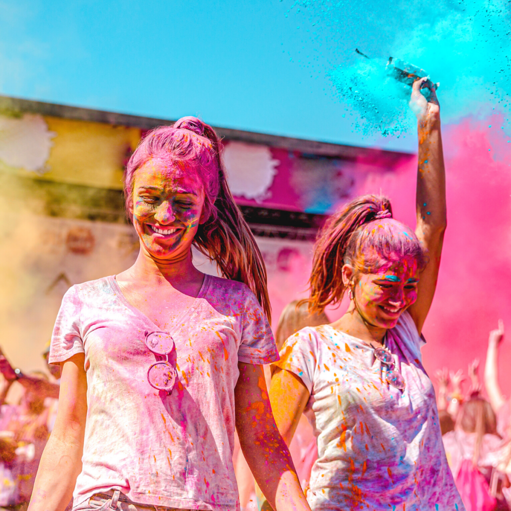 (Pink) Color Race-Run Race Kits - Color Powder Supply Co. - Safe Bulk Holi  Color Powder