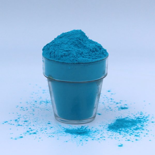 blue color powder