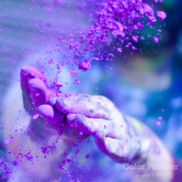 purple color powder