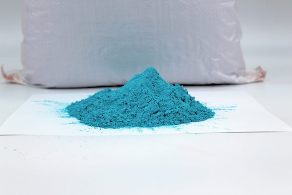 pre filled blue color powder squeeze bottles