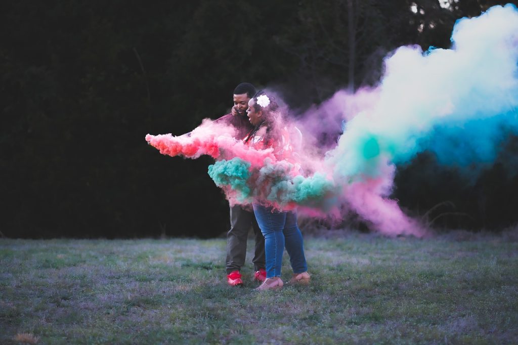 8 Color Powder Games to Liven Up Your Gender Reveal Party - Color