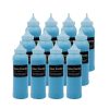 Pre-filled Blue Color Powder Squeeze Bottles (350g)- 12 Pack