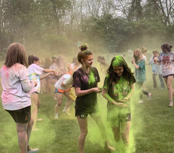 pre-filled green color powder squeeze bottles