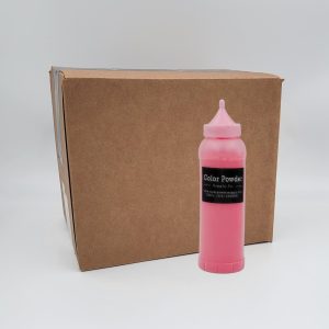 pre-filled red color powder squeeze bottles