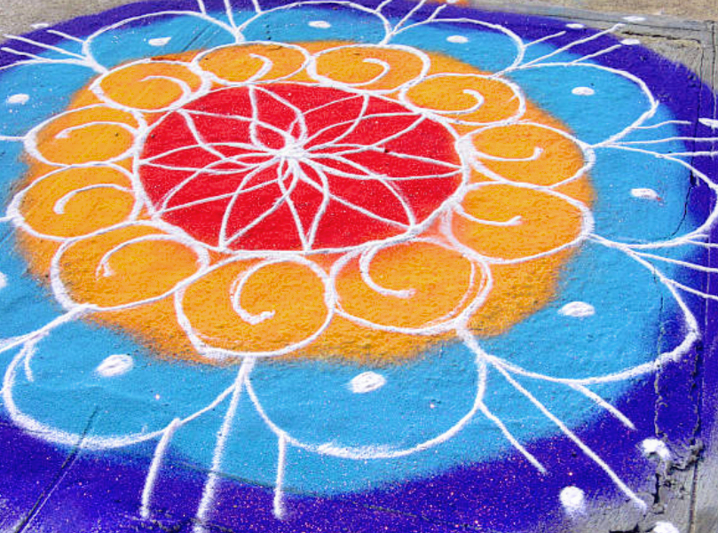 Discover the Therapeutic Power of Rangoli Powder Art - Color Powder Supply  Co. - Safe Bulk Holi Color Powder