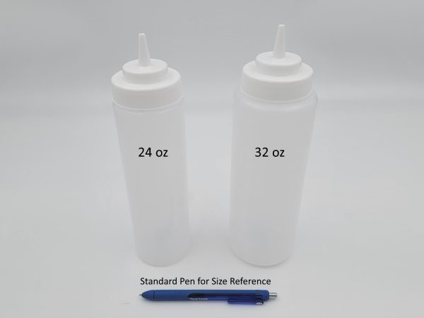 Color Powder Squeeze Bottles - 32oz - Empty (Set of 6) - Image 2