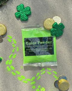 st patricks day color powder