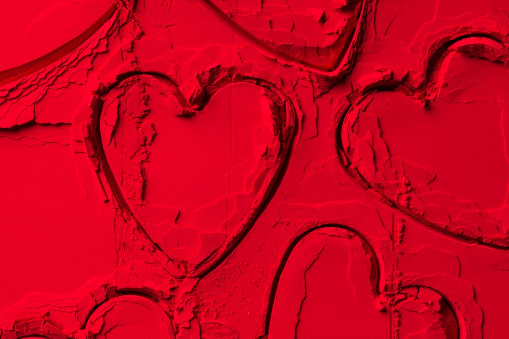 valentines day crafts color powder