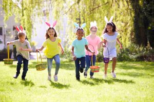 easter activities color powder