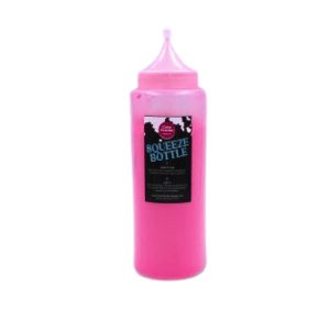 Pre-filled Pink Color Powder Squeeze Bottles (500g) – 12 Pack