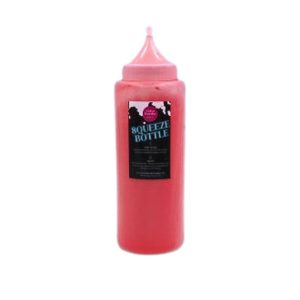 Pre-filled Red Color Powder Squeeze Bottles (500g) – 12 Pack