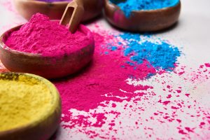 color powder activities summer camp