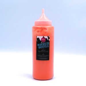 orange color powder squeeze bottles