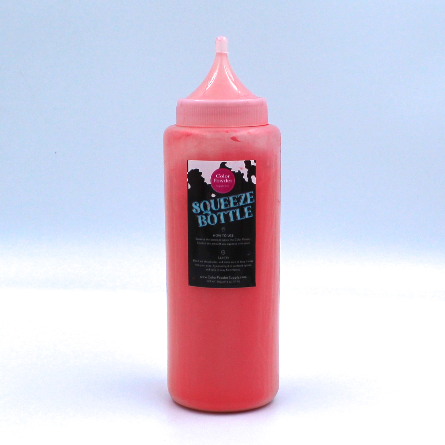 red color powder squeeze bottles